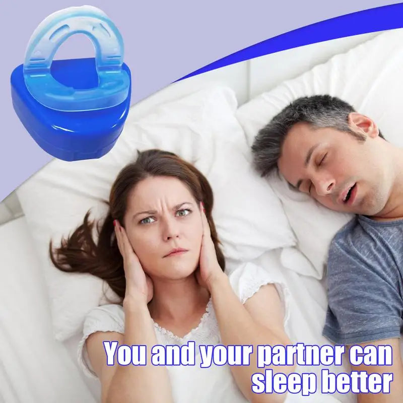Gum Shield Anti-Snoring Mouthpiece – Snore Stopper Device for Better Breathing & Snoring Relief