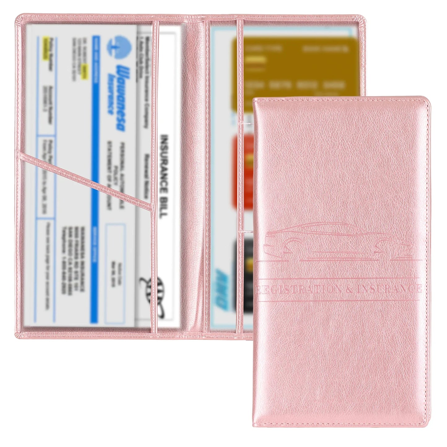 Car Registration & Insurance Holder – Vehicle Glove Box Organizer for Auto & Truck