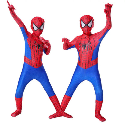 Spiderman Cosplay Jumpsuit for Kids – Miles Morales Superhero Costume, Halloween & Carnival Zentai Bodysuit