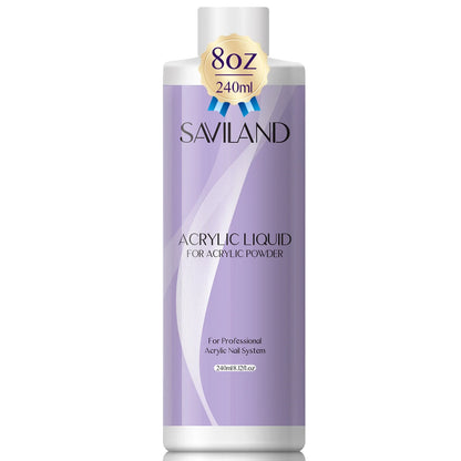 Saviland Acrylic Nail Monomer Liquid 60–500ml – Professional Large Capacity Nail Liquid for DIY Crystal Nail Art Extension System