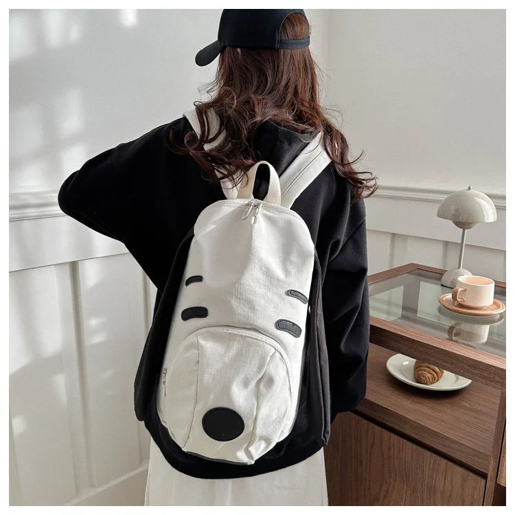 Cute Anime Snoopy Backpack — Large Capacity Oxford Cloth Student Travel Casual Bag