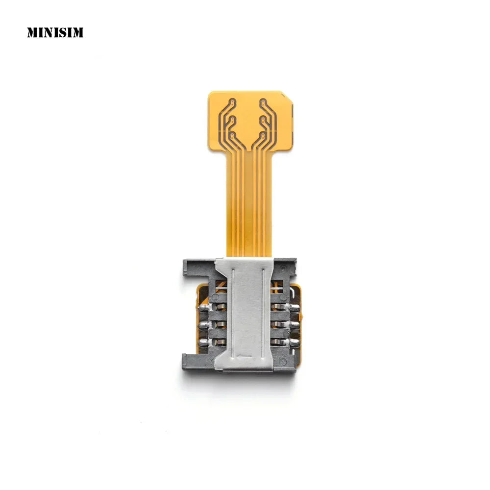 Dual SIM Extender Card Adapter – Micro SD TF Hybrid Slot for Nano SIM, Universal Android Phone Card Switch