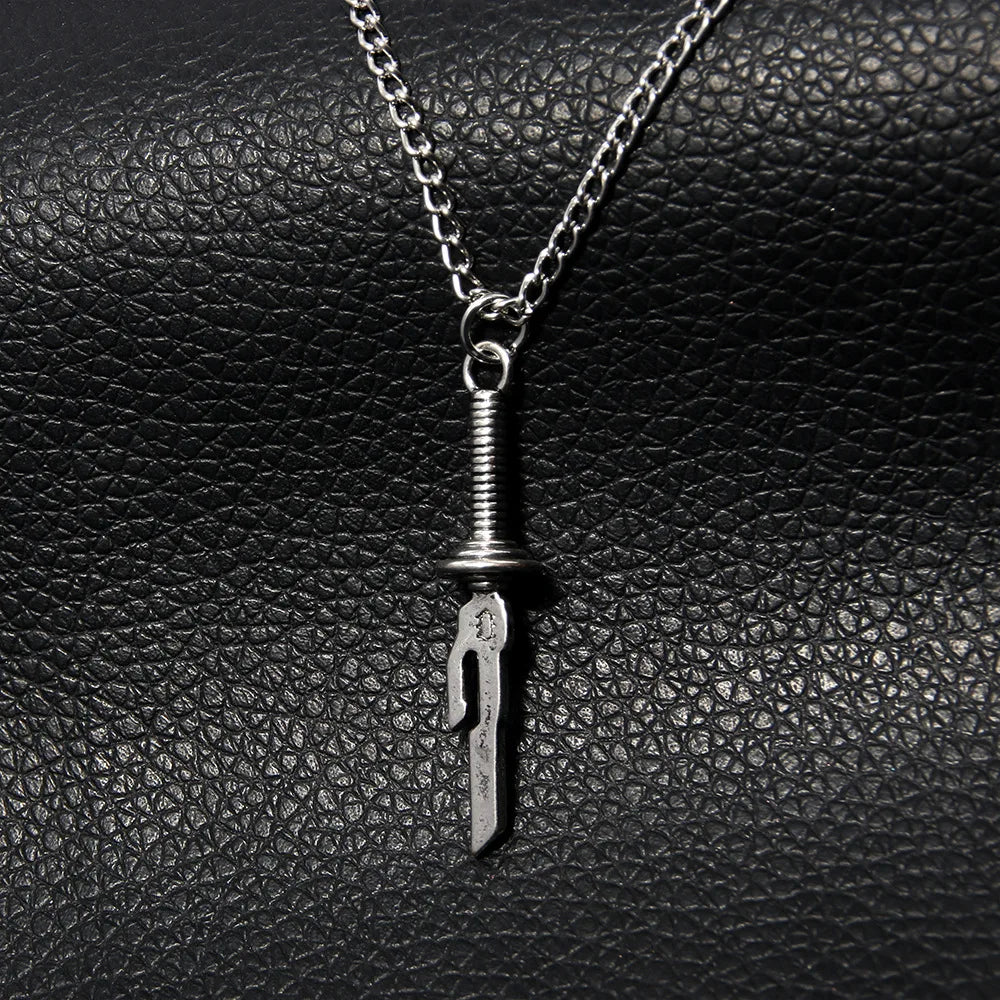 Jujutsu Kaisen Toji Fushiguro Sword Necklace – Spear of Tianri Knife Pendant for Unisex Cosplay