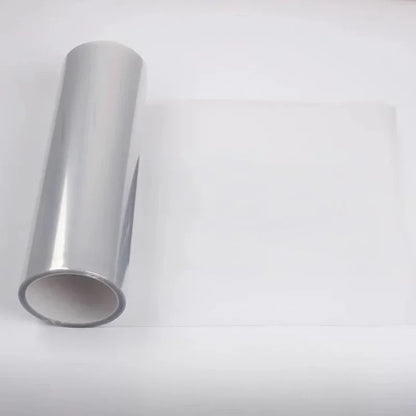 Smoke PVC Headlight Tint Film - Transparent Black Taillight Wrap & Protective Car Styling Film 30x200cm