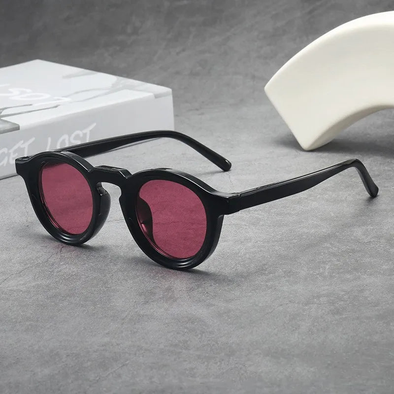 2025 Retro Round Small Frame Sunglasses — High-End UV Resistant Shades for Men & Women, Fashion Trend