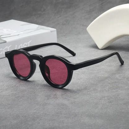 2025 Retro Round Small Frame Sunglasses — High-End UV Resistant Shades for Men & Women, Fashion Trend