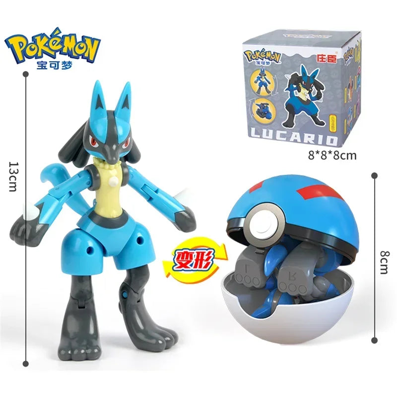Original Pokémon Elf Ball Toys — Pocket Monsters Figures including Pikachu, Gengar, Dragonite & More