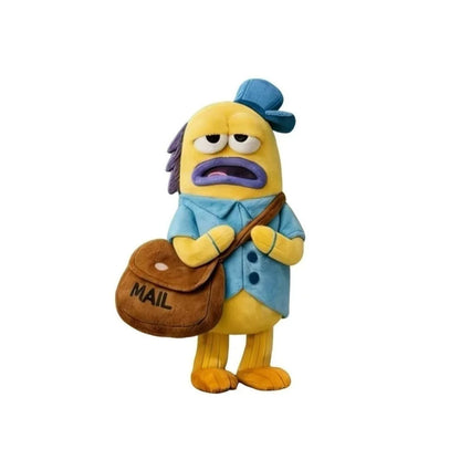 SpongeBob Ugly-Cute Fish Plush Keychain - Funny Kawaii Bag Charm & Gift Decoration