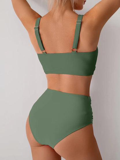 High Waist Bikini Set for Women – Sexy Push Up Swimsuit Summer Beachwear Bathing Suit Swimwear