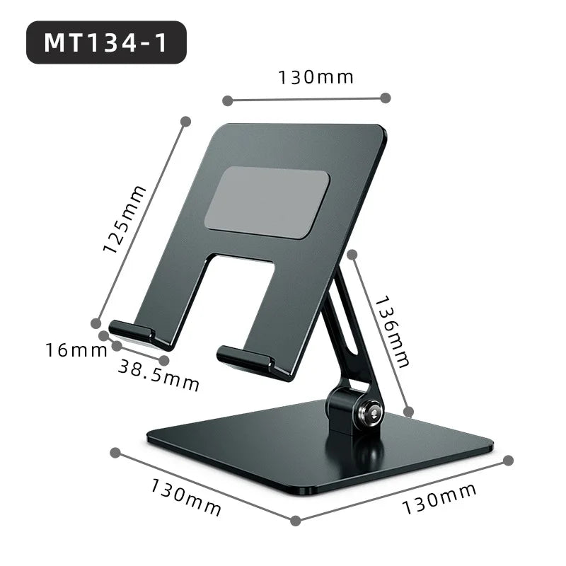 Adjustable Desktop Tablet Dock Stand – Holder for iPad Air M4 2024, Xiaomi Pad 6 Pro/6S, Kindle 9–13 Inch