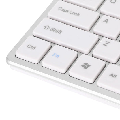 Slim Wireless Keyboard and Mouse Combo – Portable Silent Power-Saving Kit with LED Indicator for Home
