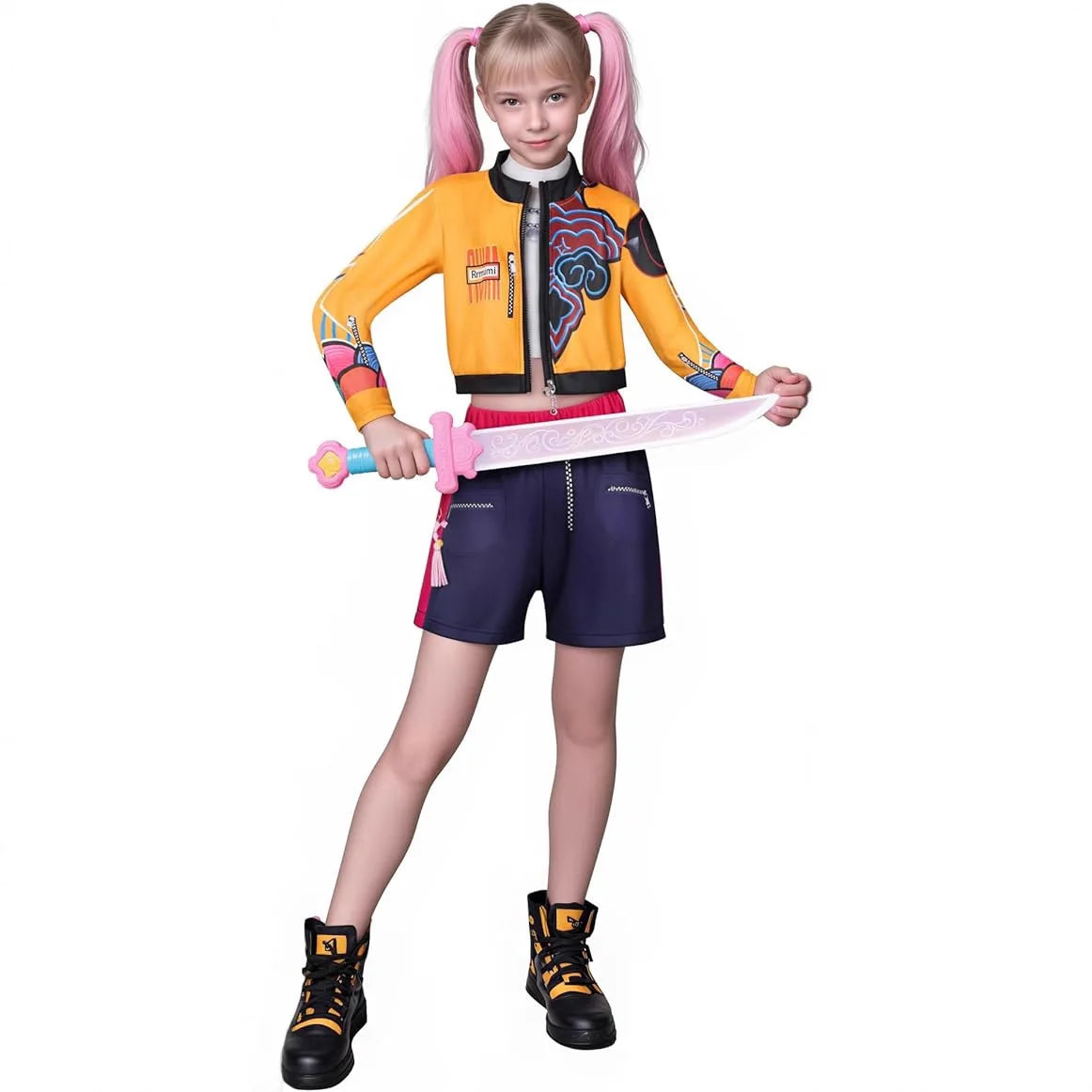 Movie K-Pop Demon Hunters Cosplay Costume – Mira, Rumi, Zoey Outfit for Girls, Halloween Party and Stage Role-Play Clothing