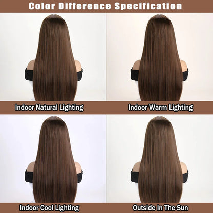 26" Long Straight Synthetic Wig for Women – Colorful Fashion Wig for Daily Wear, Halloween Costume, Party & Cosplay