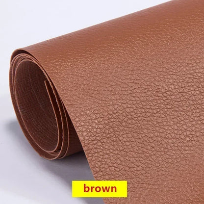 300x50cm Black Self-Adhesive Leather Upholstery Patch – Car Seat, Sofa & Chair Repair Sticker for Holes