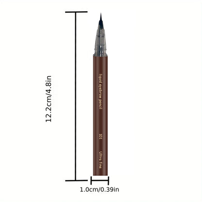 Ultra-Fine Waterproof Eyebrow Pencil & Sweat-Proof Liquid Eyeliner – Professional Dual-Purpose Durable Makeup Tool
