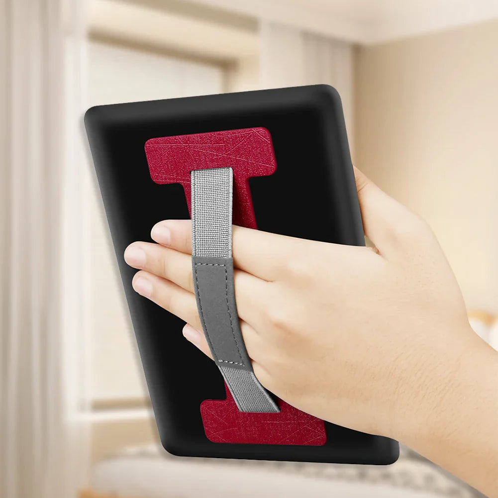 Tablet Hand Grip Strap Holder — Anti-Slip Finger Sling for 6–8 Inch Kindle & Tablet PC
