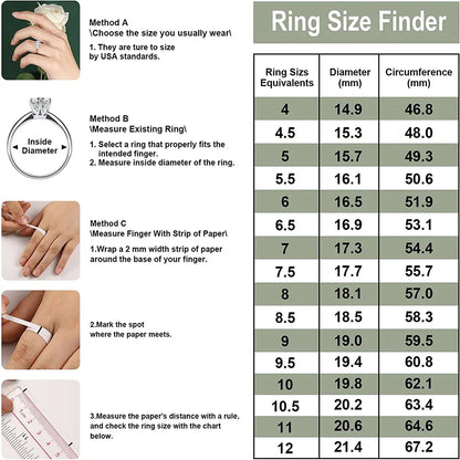 Certified 3/6cttw Real Moissanite 3-Stone Oval Engagement Ring — 925 Sterling Silver Wedding Band for Women