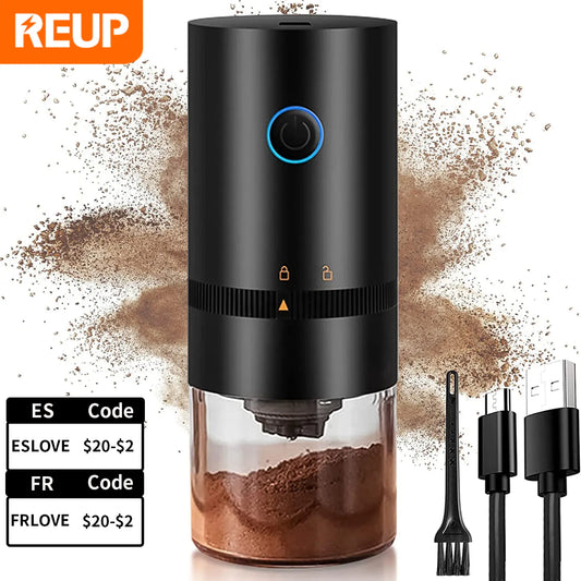 TYPE-C USB Charge Coffee Grinder - Professional Ceramic Grinding Core Coffee Beans Mill - New Upgrade Portable Electric Grinder