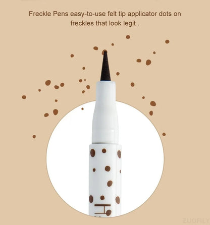 Face Fake Freckles Pen – Natural Waterproof Lifelike Dot Spot Makeup Tool for Long-Lasting Look