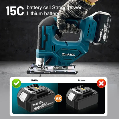 Genuine Makita 6AH BL1860 18V Li-Ion Battery — Replacement for BL1850 & BL1840, Compatible with 18V Screwdrivers, BMS TPCELL