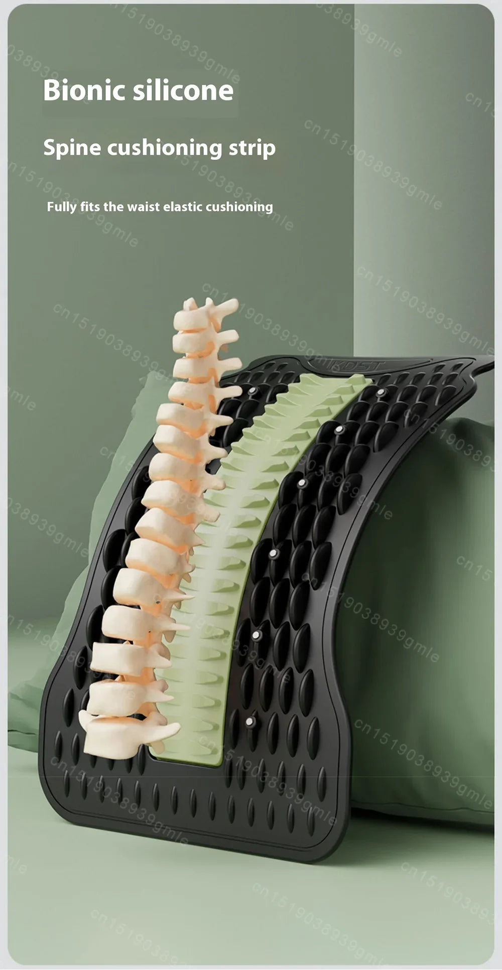 12-Magnet Lumbar Back Stretcher – Vertebrae Relaxer for Humpback Correction, Pain Relief, and Posture Shaping