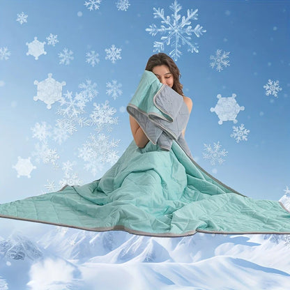 Ultra-Soft Summer Cooling Blanket – Lightweight Breathable Easy-Care Cooling Comfort for Hot Sleepers & Pillows