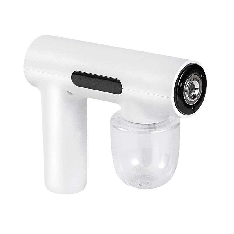 Portable Handheld Electric Disinfection Spray Gun – Rechargeable Atomized Humidifier with Blue Light