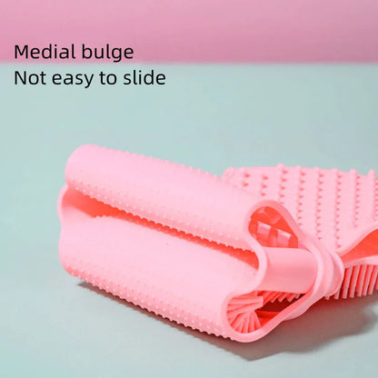 Japanese Silicone Bathing Brush – Cute Massage & Exfoliating Gloves for Pets and Body Scrubbing
