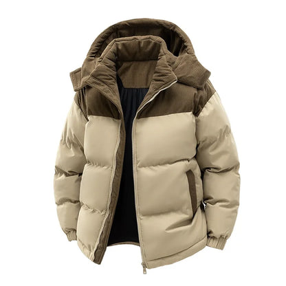Men’s Windbreaker Winter Parka – Casual Streetwear Autumn Coat, Warm Windproof Outdoor Jacket