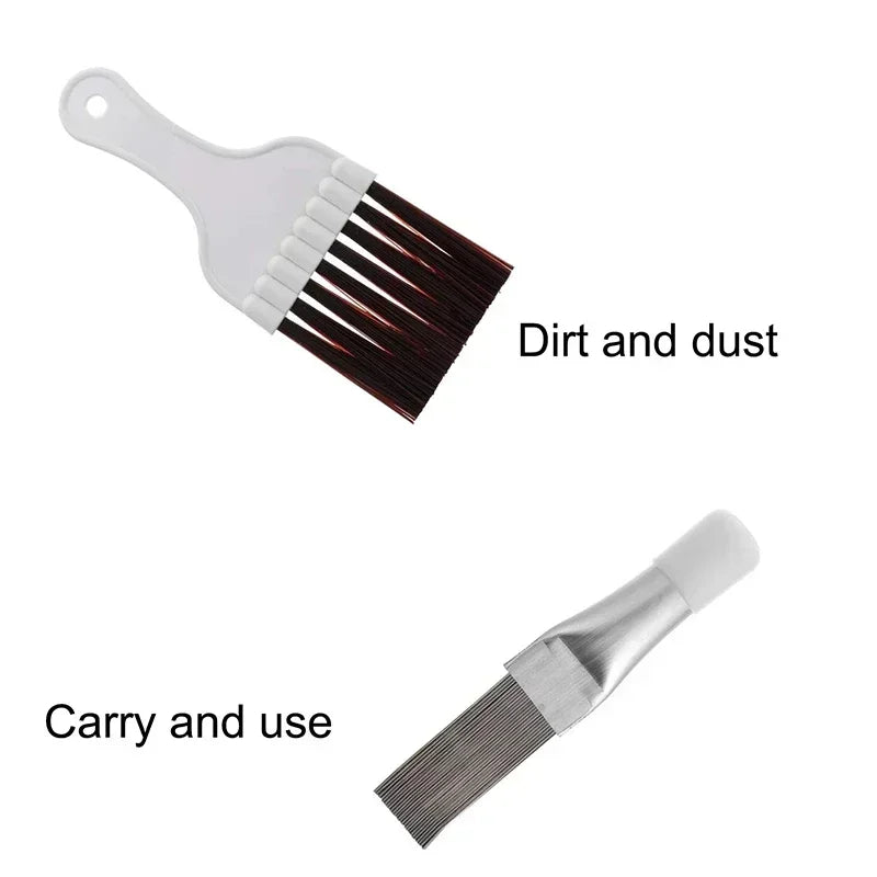 Air Conditioner Condenser Fin Cleaning Brush – Stainless Steel Coil Comb for AC & Refrigerator Fin Maintenance