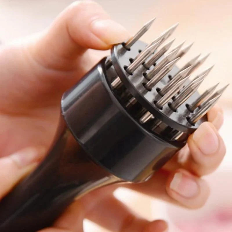 Stainless Steel Meat Tenderizer Needle: Professional Kitchen Tool for Cooking - Perfect Steak Tenderizer and Rib Breaker