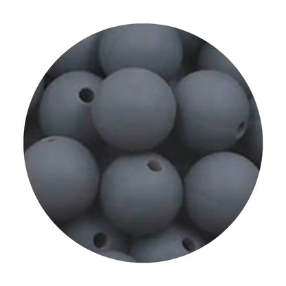 50Pcs Silicone Spacer Beads - 9/12/15mm Round Loose Beads for DIY Necklace Bracelet Jewelry Making