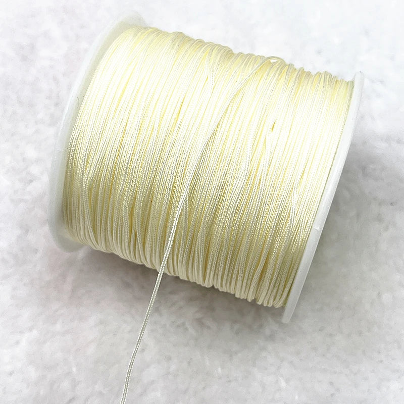Nylon Macrame Cord Thread (0.4–1.5mm) – Braided DIY Bracelet, Beading & Tassel String