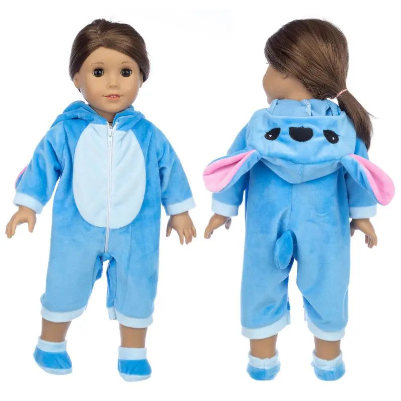 Animal Pajamas for 18-inch Dolls – Clothes & Accessories for American Girl & Our Generation Dolls