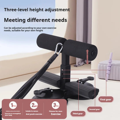 Abdominal Muscle Exerciser with Resistance Band – Sit-Up & Pelvic Trainer for Home Gym & Bodybuilding