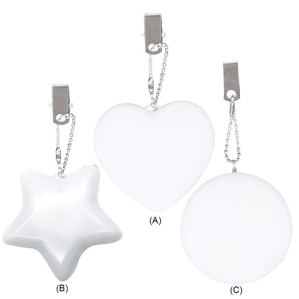 1/2/3PCS Purse Heart LED Light – Motion Activated Handbag Lamp, Heart Shaped Purse Charm for Women
