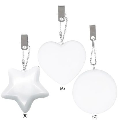 1/2/3PCS Purse Heart LED Light – Motion Activated Handbag Lamp, Heart Shaped Purse Charm for Women