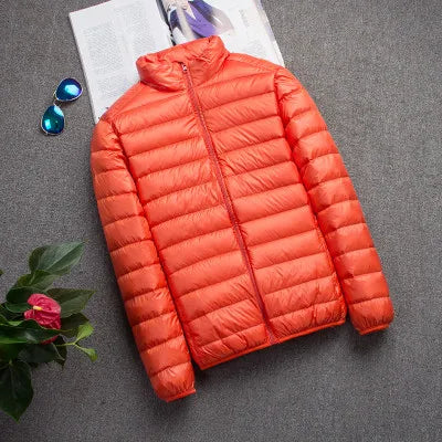 Men's Autumn & Winter Down Jacket – Fashion Hooded Slim Fit, Super Light & Warm Coat