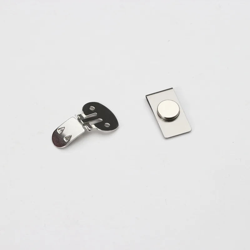 Invisible Magnetic Tie Clip | Stainless Steel Metal Shirt Tie Clip | Automatically Fixed Creative Jewelry for Men | Accessories Gift