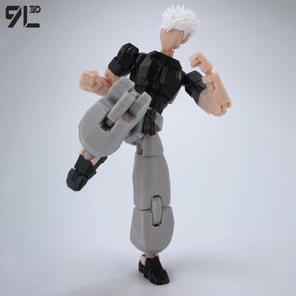 9L3D Printed Anime Action Figures — Jujutsu Kaisen Sukuna, Yuji, Yuta, Satoru Gojo Movable Mannequin Toys