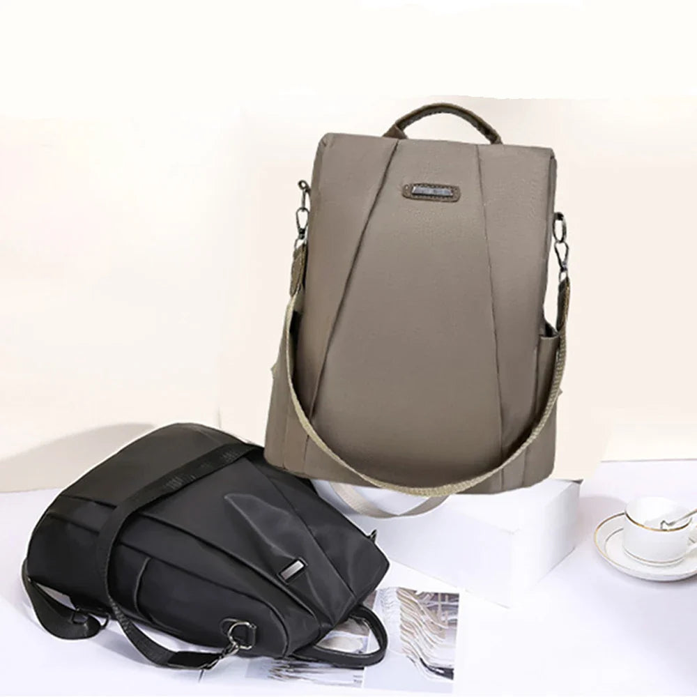 Fashionable Large Capacity Travel Backpack with Anti-Theft Features - MW