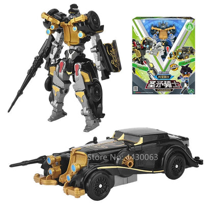 Galaxy Detectives Tobot Transformation Toy – Car to Robot Anime Figure, Korea Cartoon Deformation Tank Gift