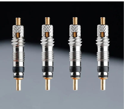 Deemount 2-in-1 Presta Valve Caps & Core Tool — CNC Alloy Lightweight Bicycle Valve Nipple (10/4/2PCS)
