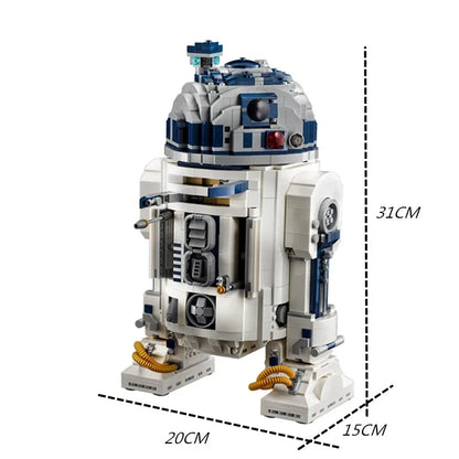 2314-Piece Space Robot Building Blocks – R2/R2D2 Model Toy for Kids, Boys Birthday & Christmas Gifts