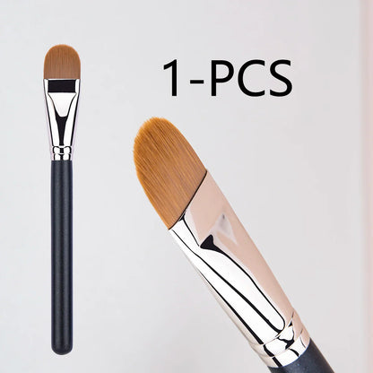 Ultra Thin Foundation Brush – Lightweight Flat Contour Brush for Blending Foundation, Cream, and Makeup