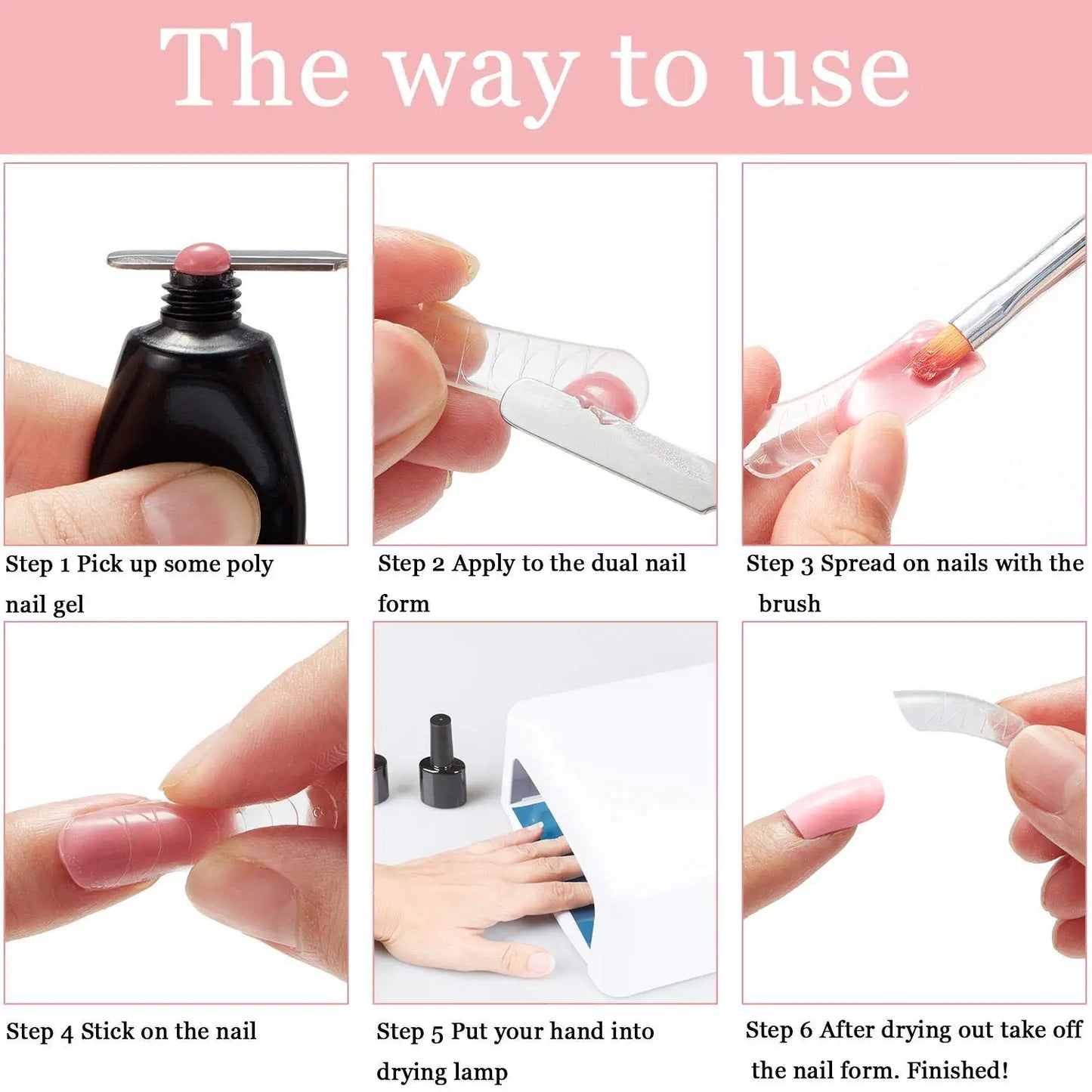 2-in-1 Gel Nail Brush & Picker – Dual-Ended Acrylic Nail Extension Brush with Spatula Tool