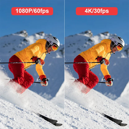 SJCAM C100 Plus 4K Waterproof Action Camera with WiFi and EIS for Sports, Bicycle, Helmet, and Motorcycle Use