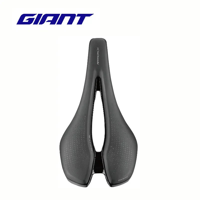 GIANT Approach Gel Saddle — Comfort Bike Seat with Vent for Road & MTB, Fits UNICLIP