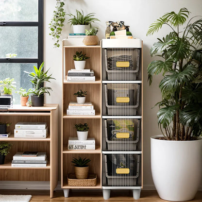 Narrow Toilet Storage Cabinet – 4/5 Tier Waterproof Corner Shelf & Crevice Side Rack