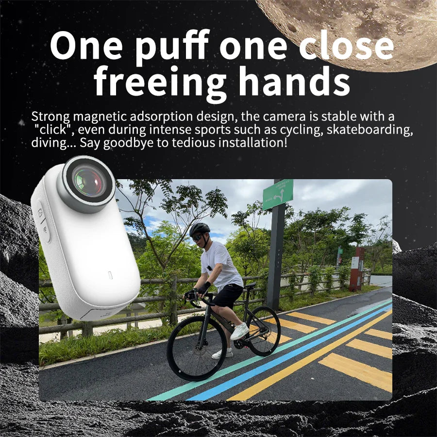 4K WiFi Mini Action Camera — Portable Thumb-Size Sport Cam for Outdoor, Helmet, Motorcycle, Cycling & Vlogging